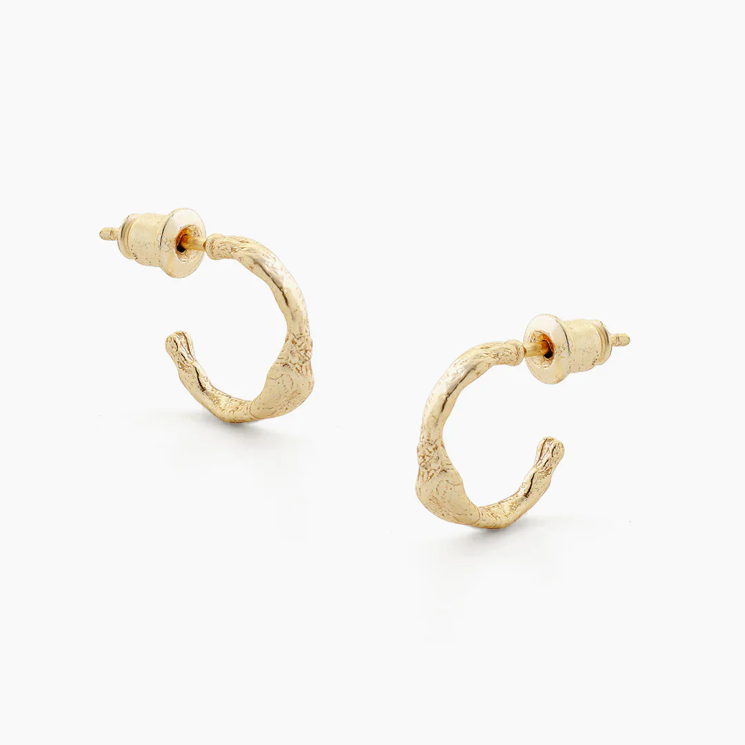 Tutti & Co Fern Earrings - Gold