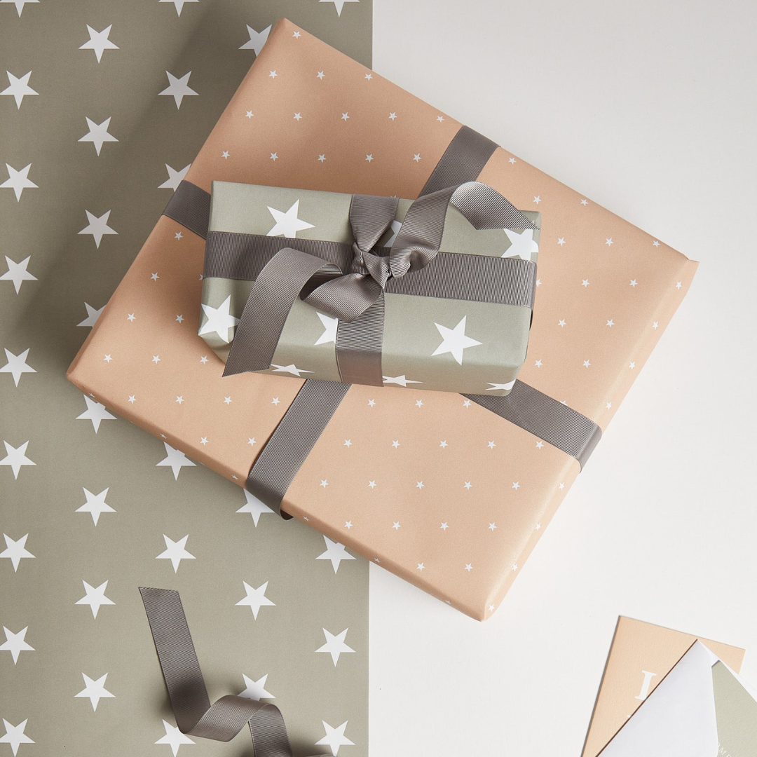 Chalk Star Wrapping Paper