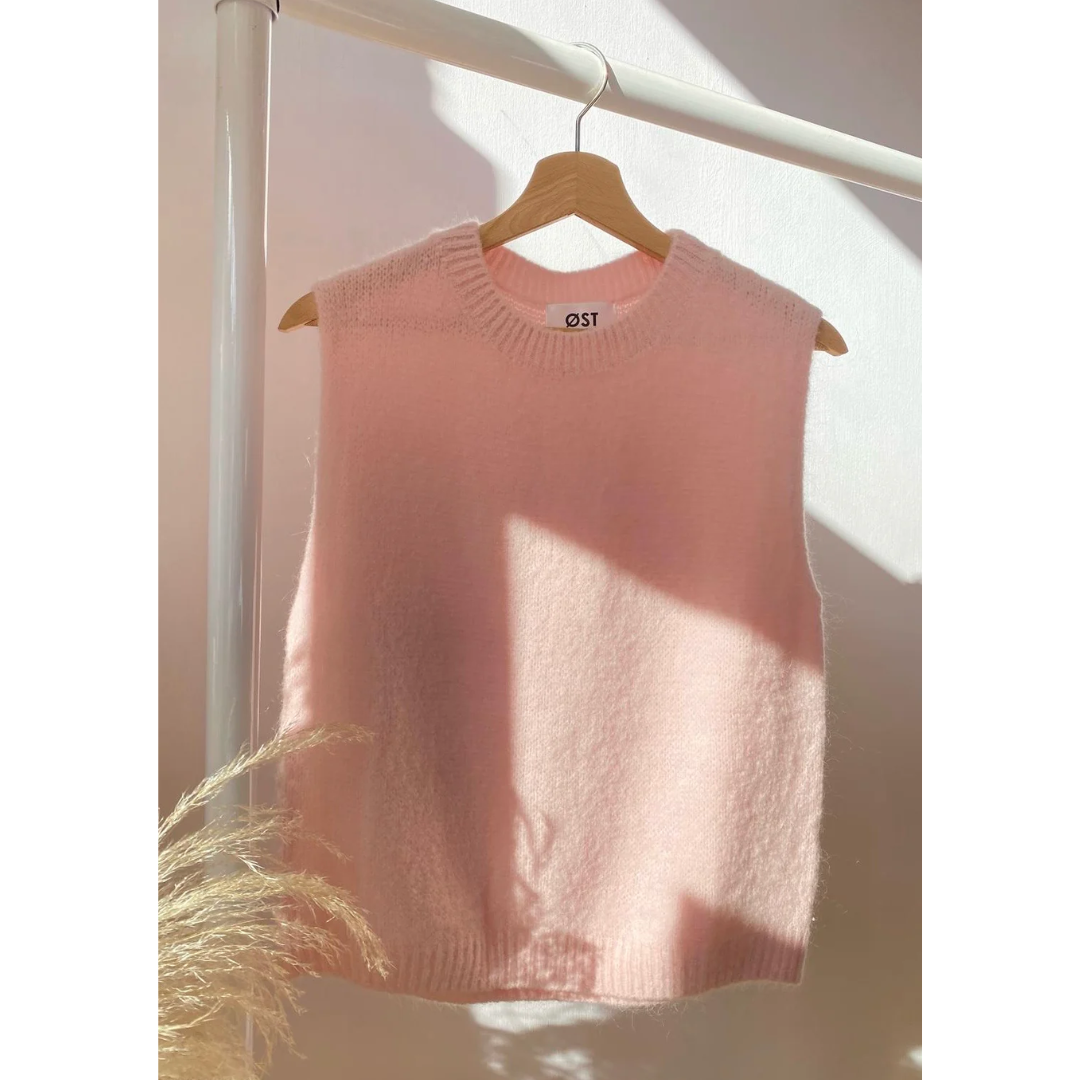 Katherine Mohair Crewneck Vest