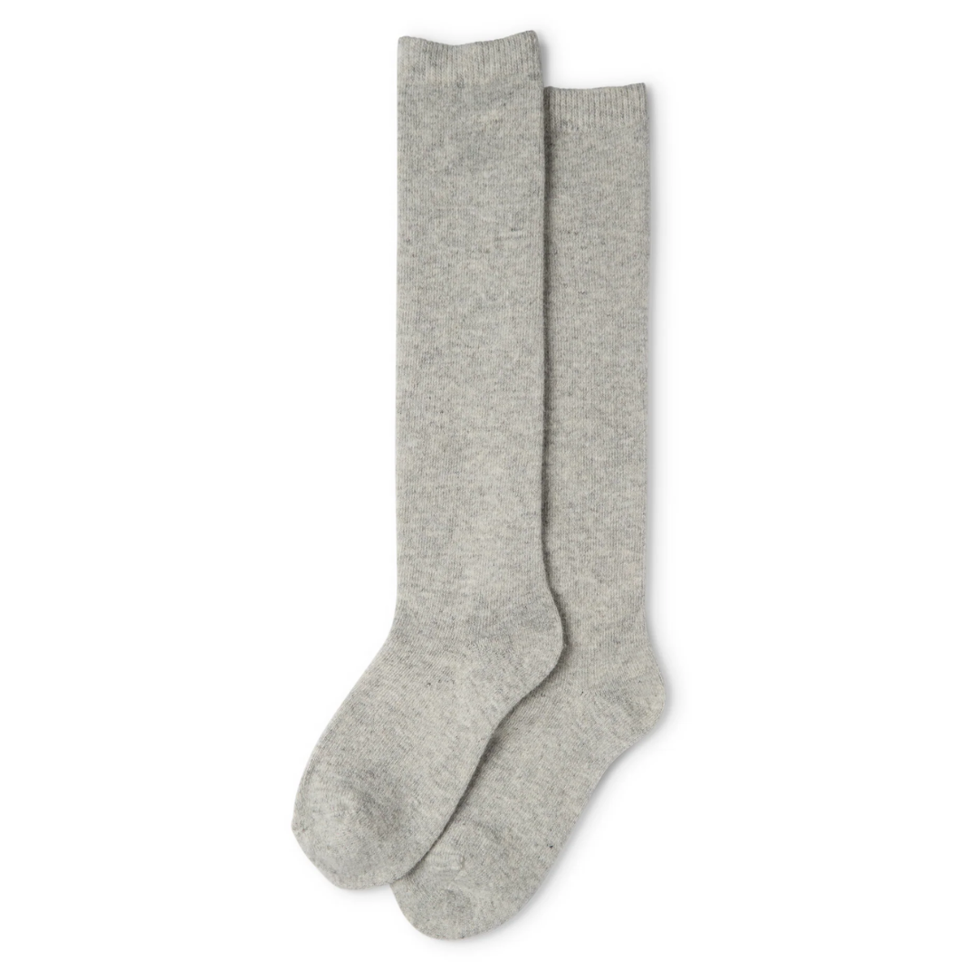 Chalk Cosy Cashmere Lounge Socks