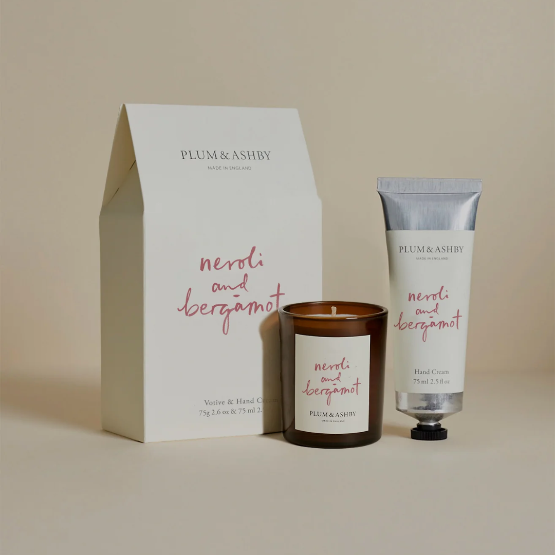 Neroli & Bergamot Votive & Hand Cream Duo Gift Set