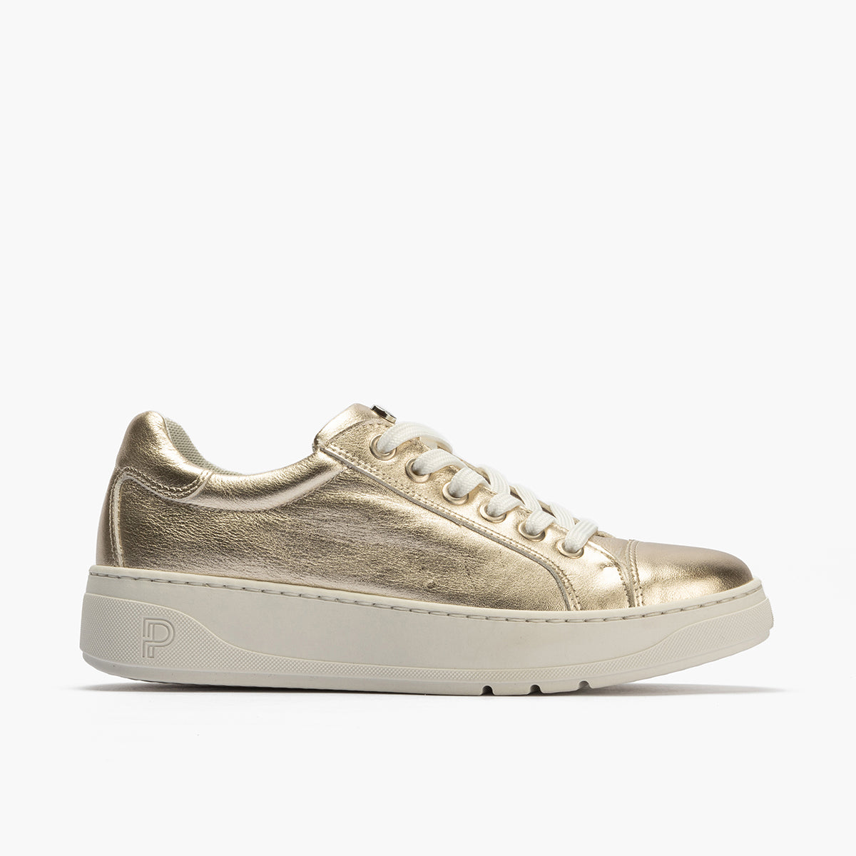 Pitillos Leather Metallic Trainer (10441)