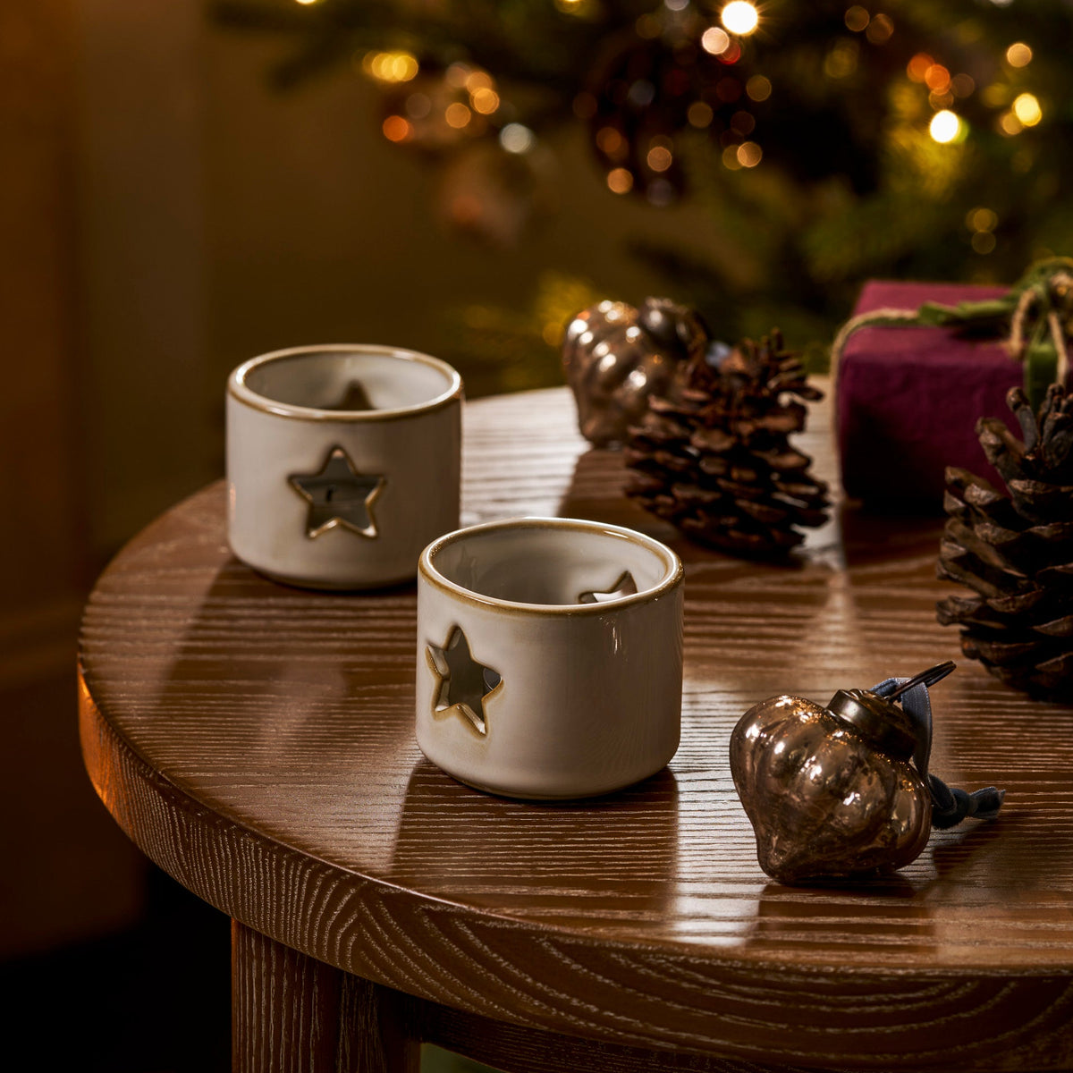 Pair of Ithaca Tealight Holders