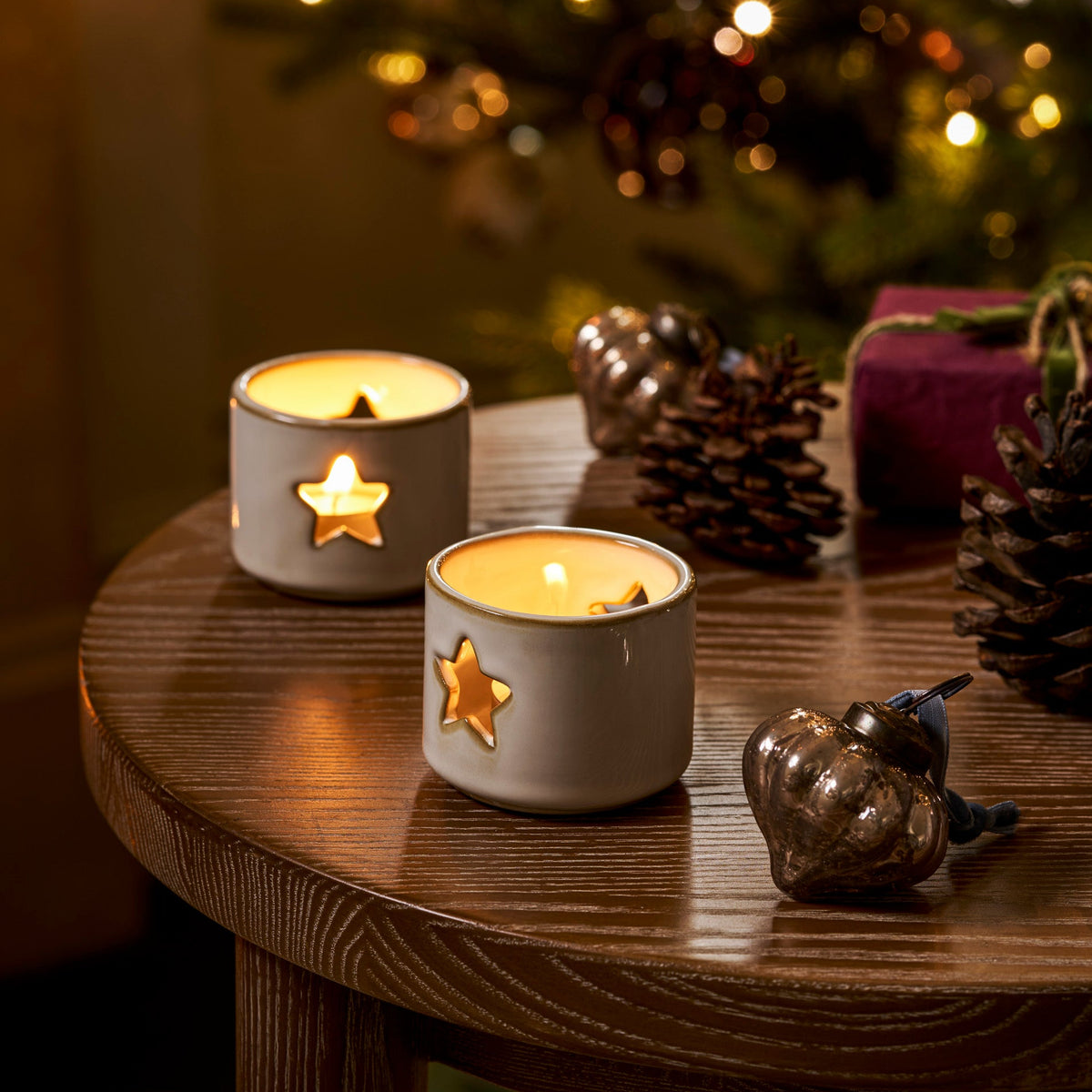 Pair of Ithaca Tealight Holders