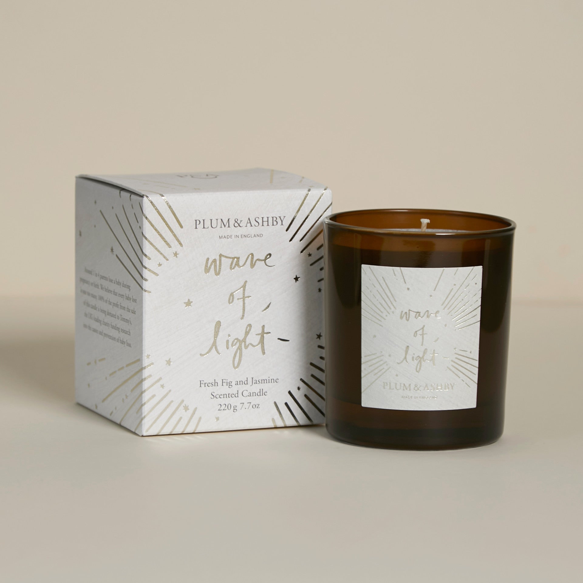 Plum & Ashby Wave of Light Candle
