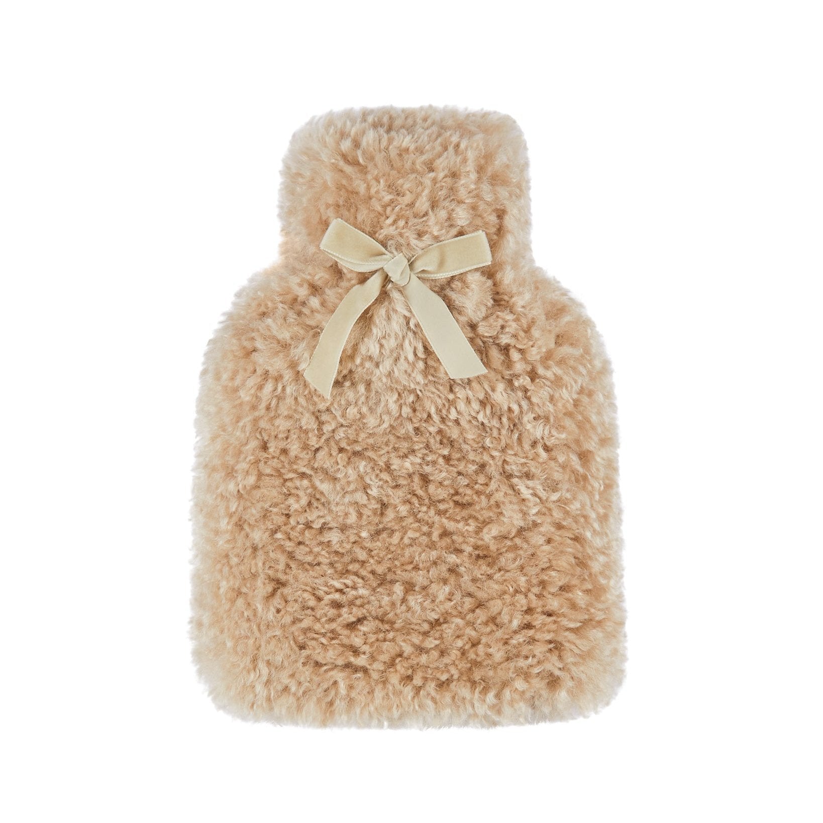 Chalk Curly Teddy Hot Water Bottle