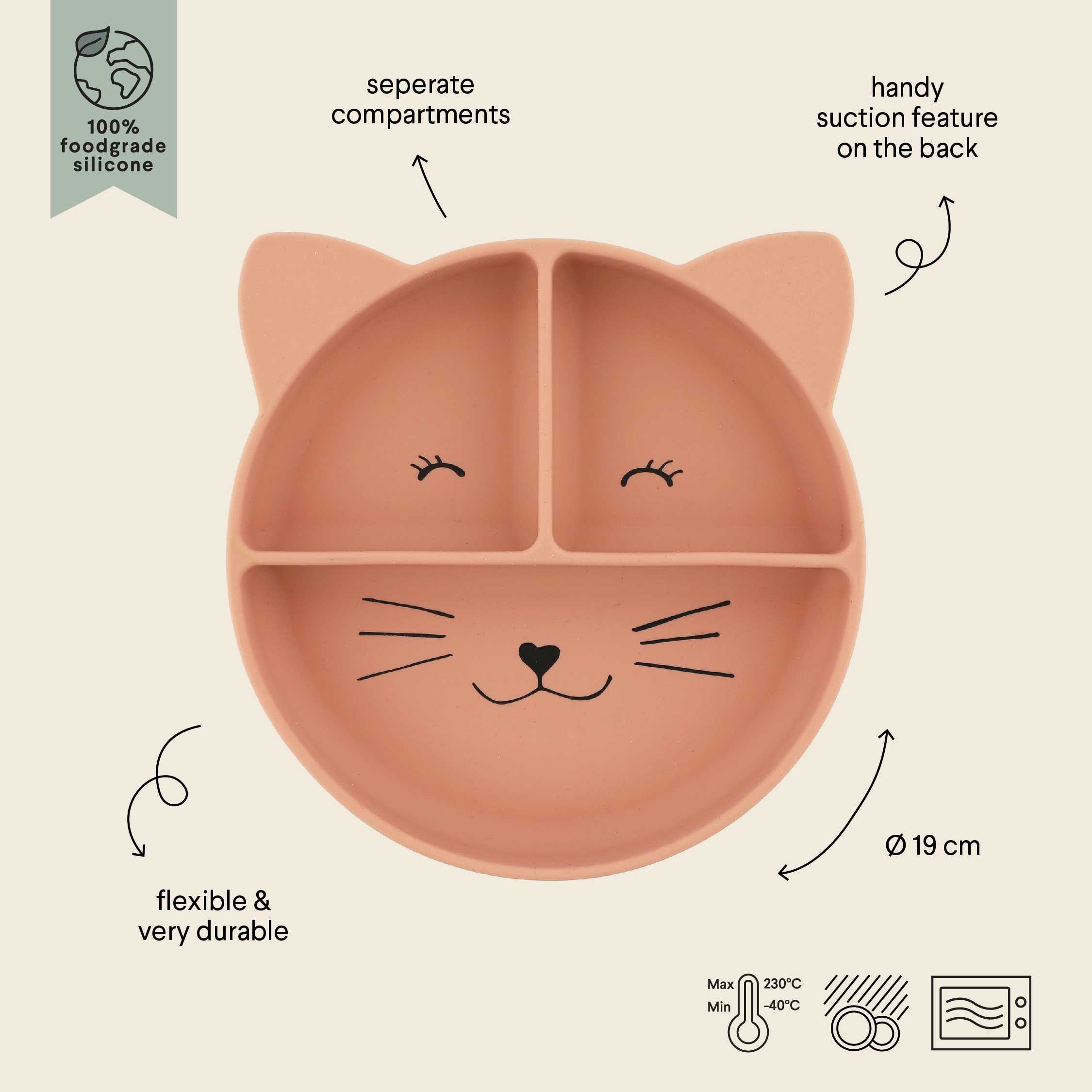 Silicone Divided Suction Plate