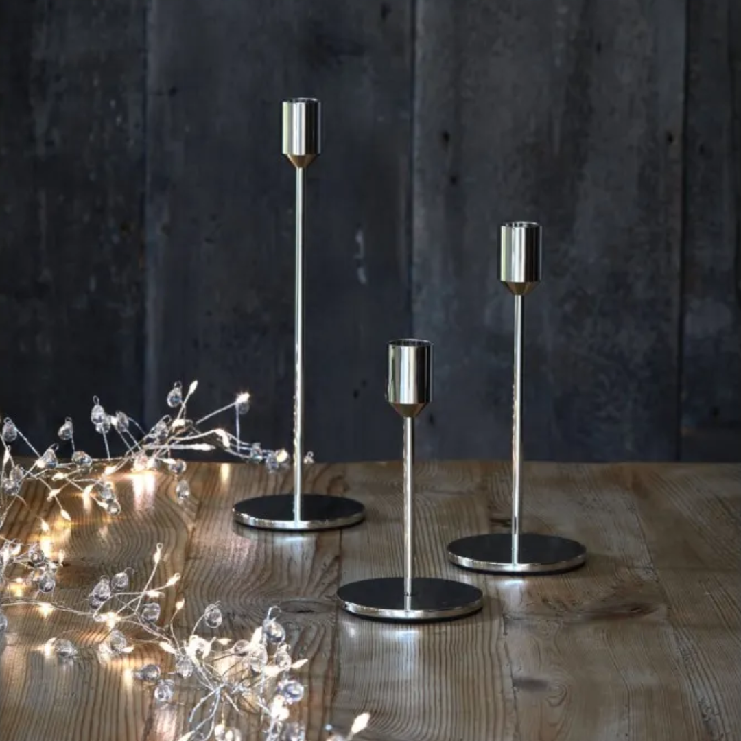 Candle Stands - Chrome