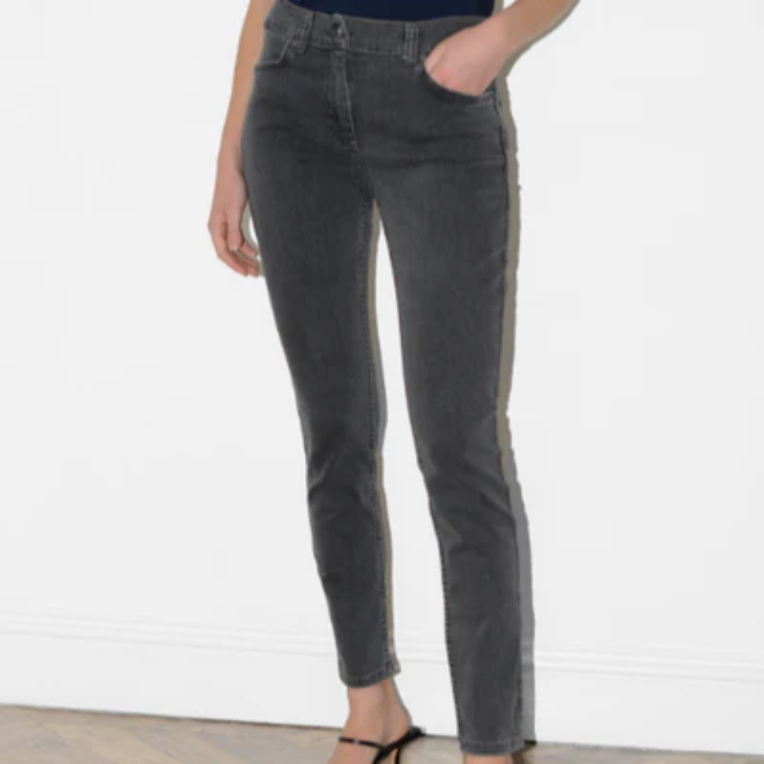 Grey Wash High Waisted Reform Jeans