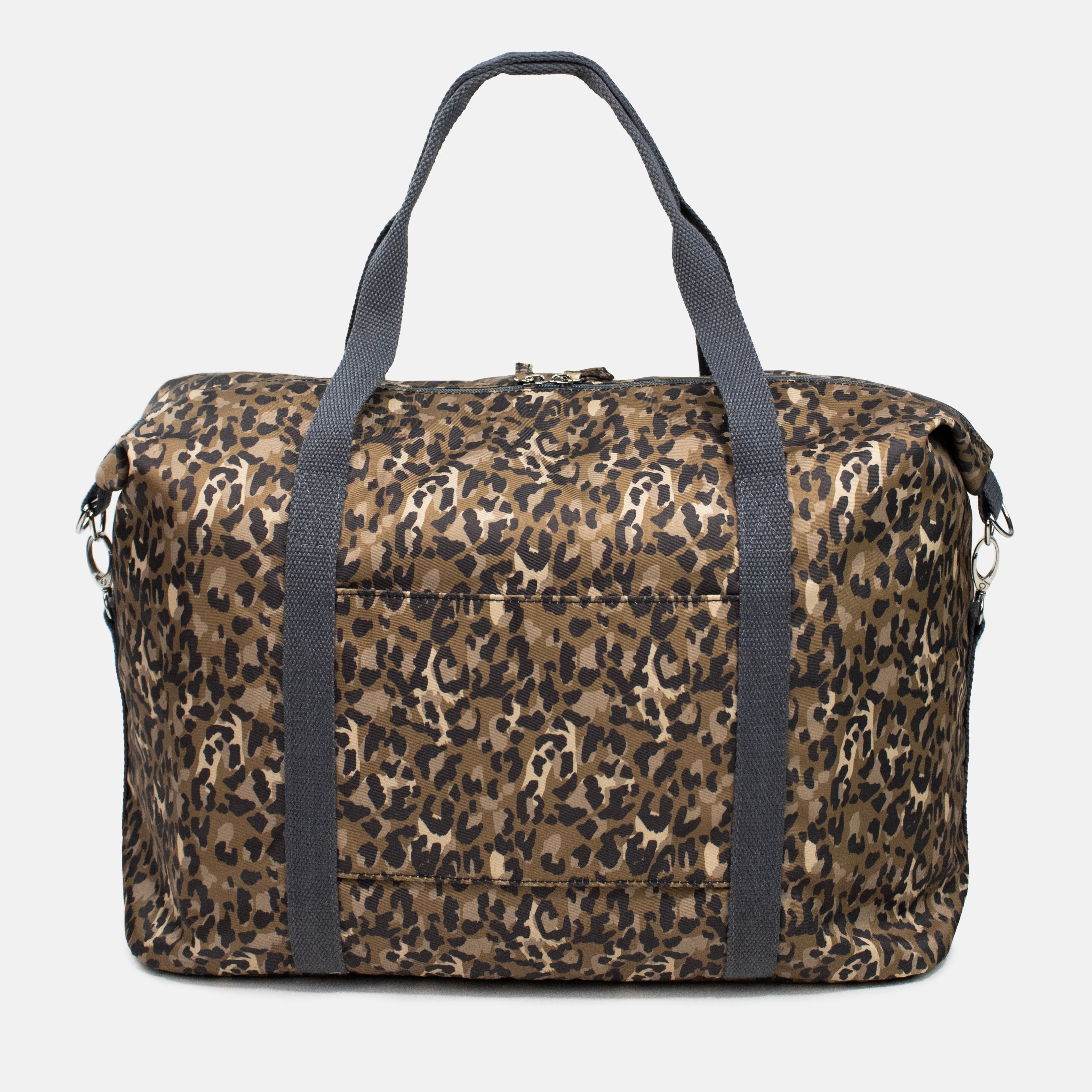 KIND Bags Leopard Print Weekend Bag