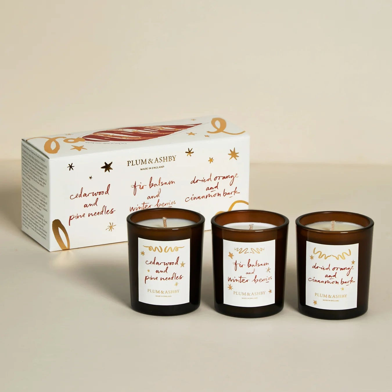 Plum & Ashby Winter Votive Candle Gift Set