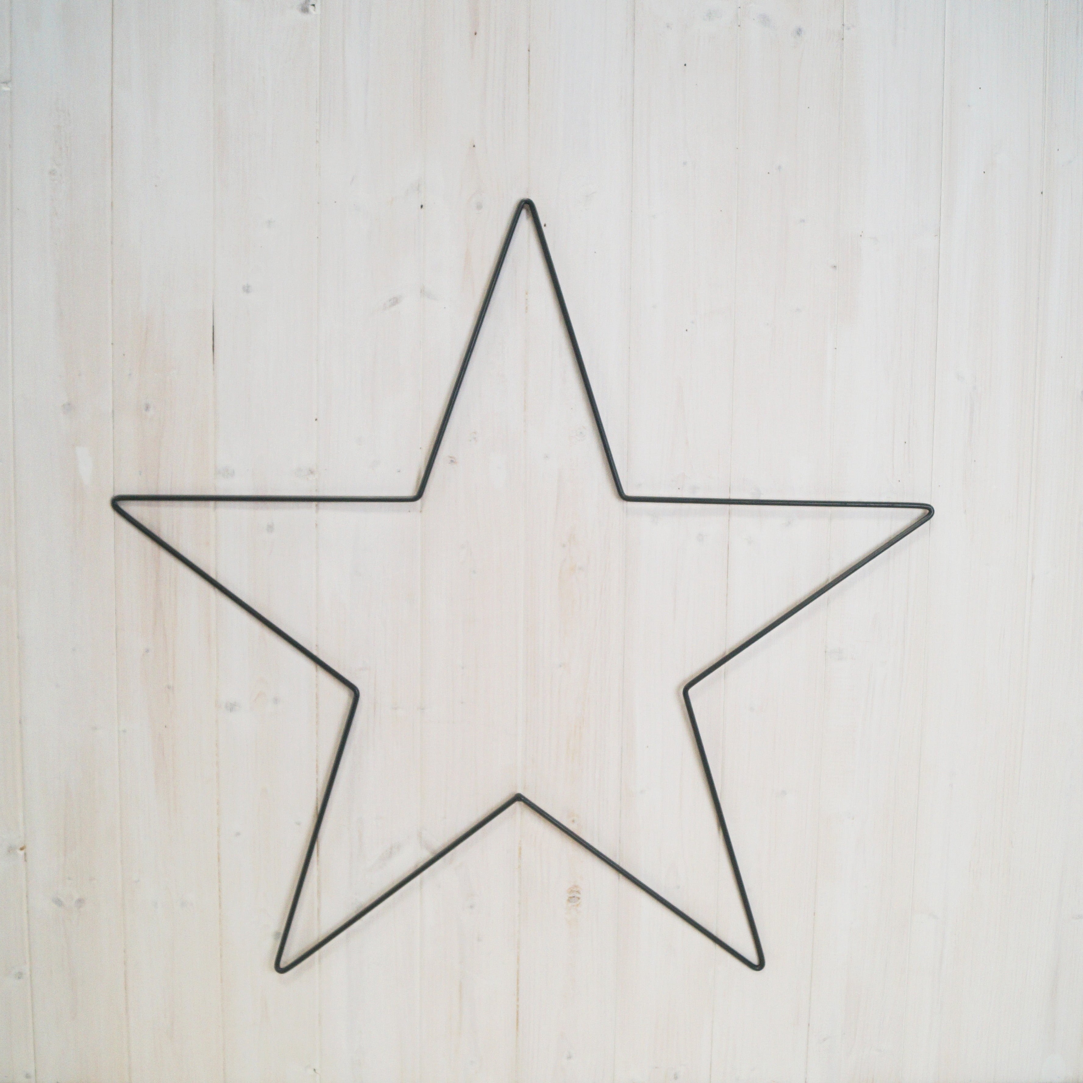 Dark Grey Metal Star Frame (70cm)