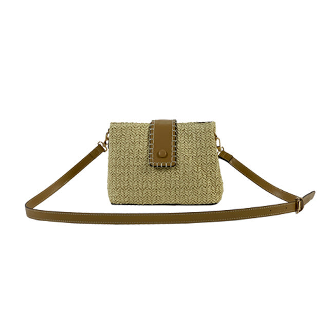 Crossbody Raffia Straw Bag