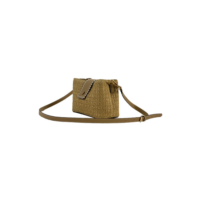 Crossbody Raffia Straw Bag