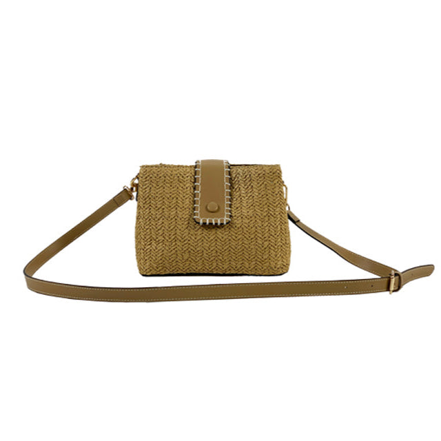 Crossbody Raffia Straw Bag