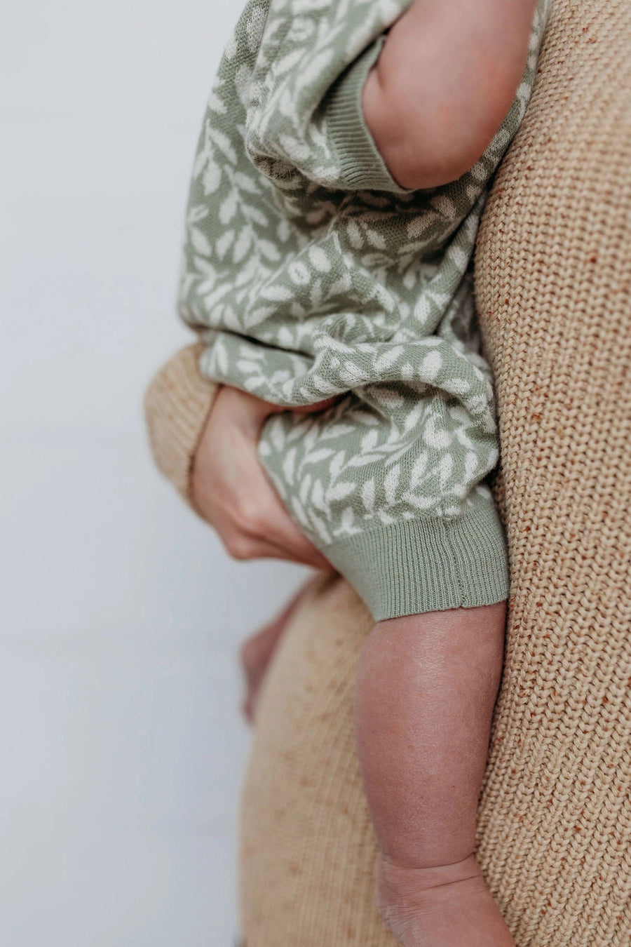 Mist Olive Branch Rue Romper