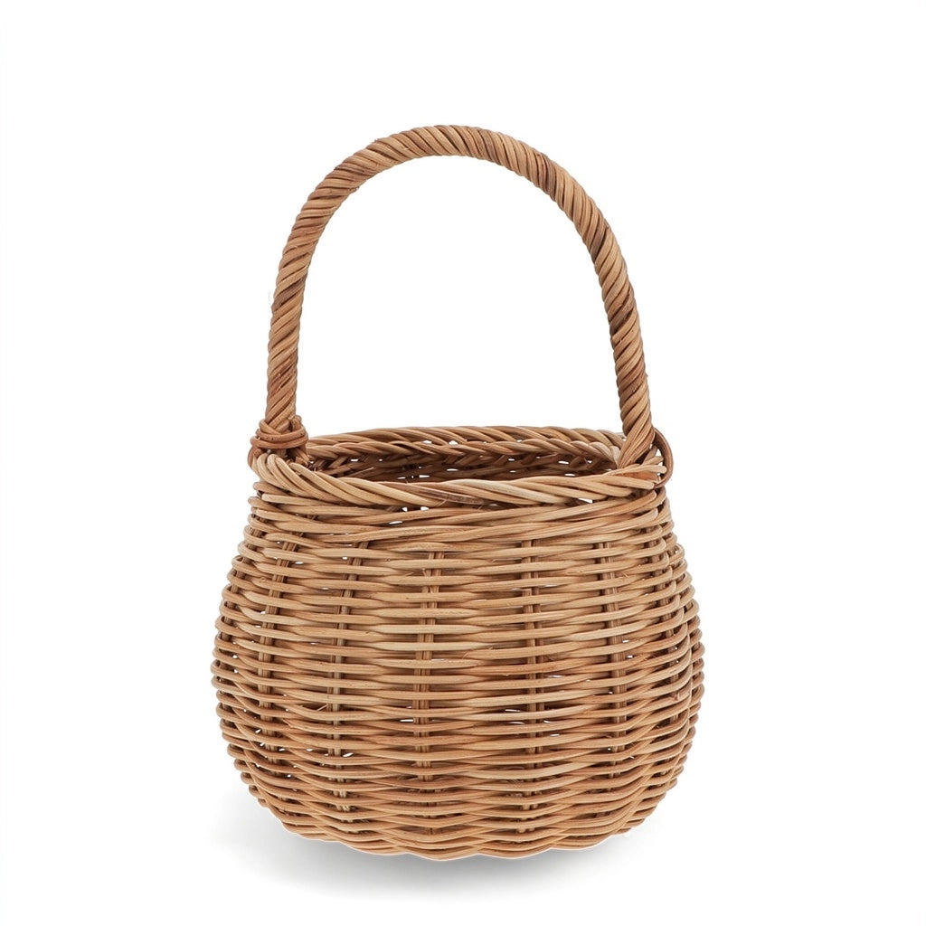 Little Round Wicker Basket