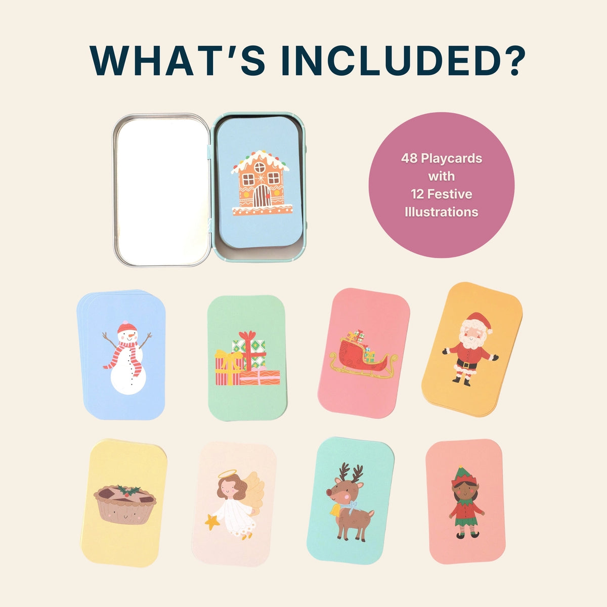 Christmas Snap & Match Card Game