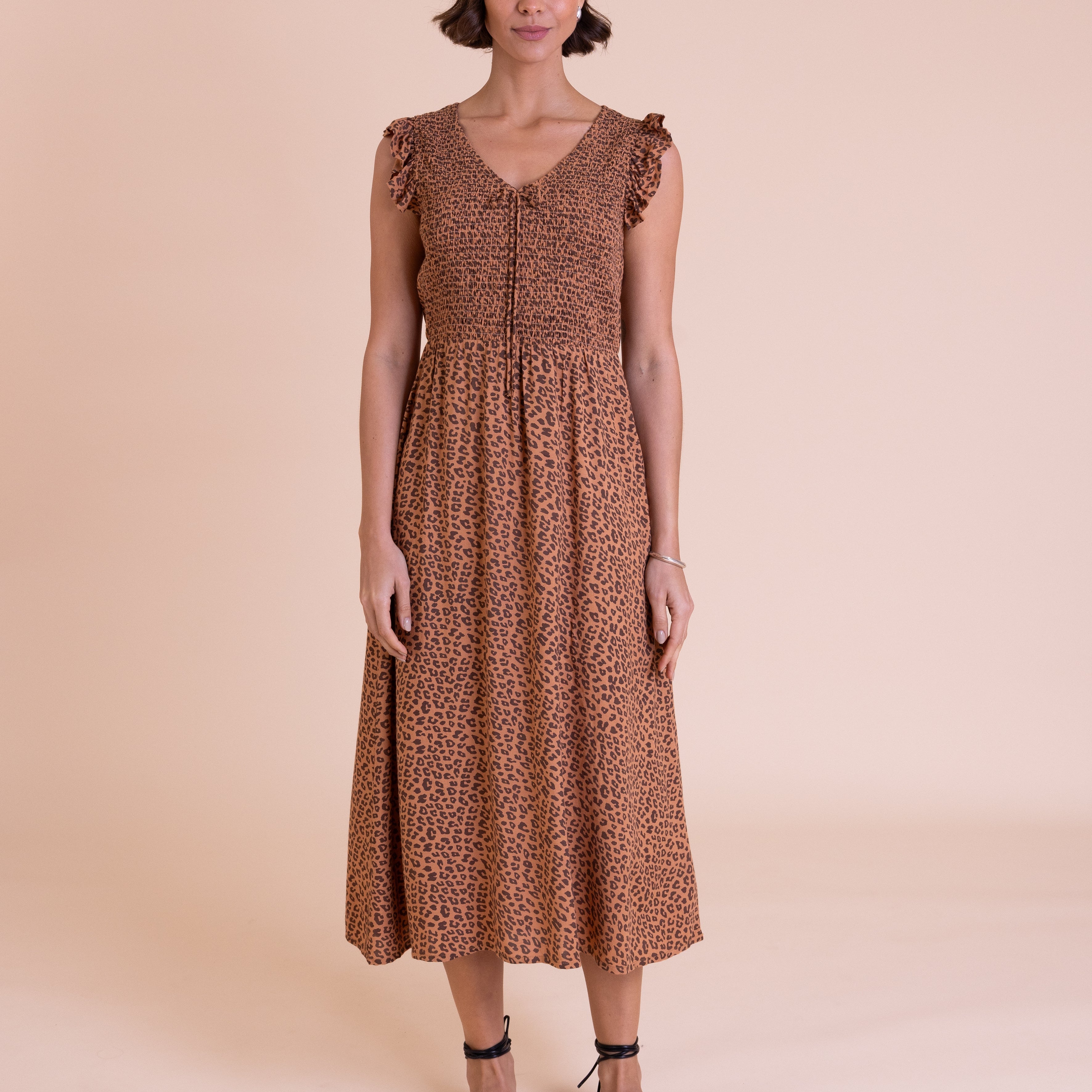 Shirred Summer Dress