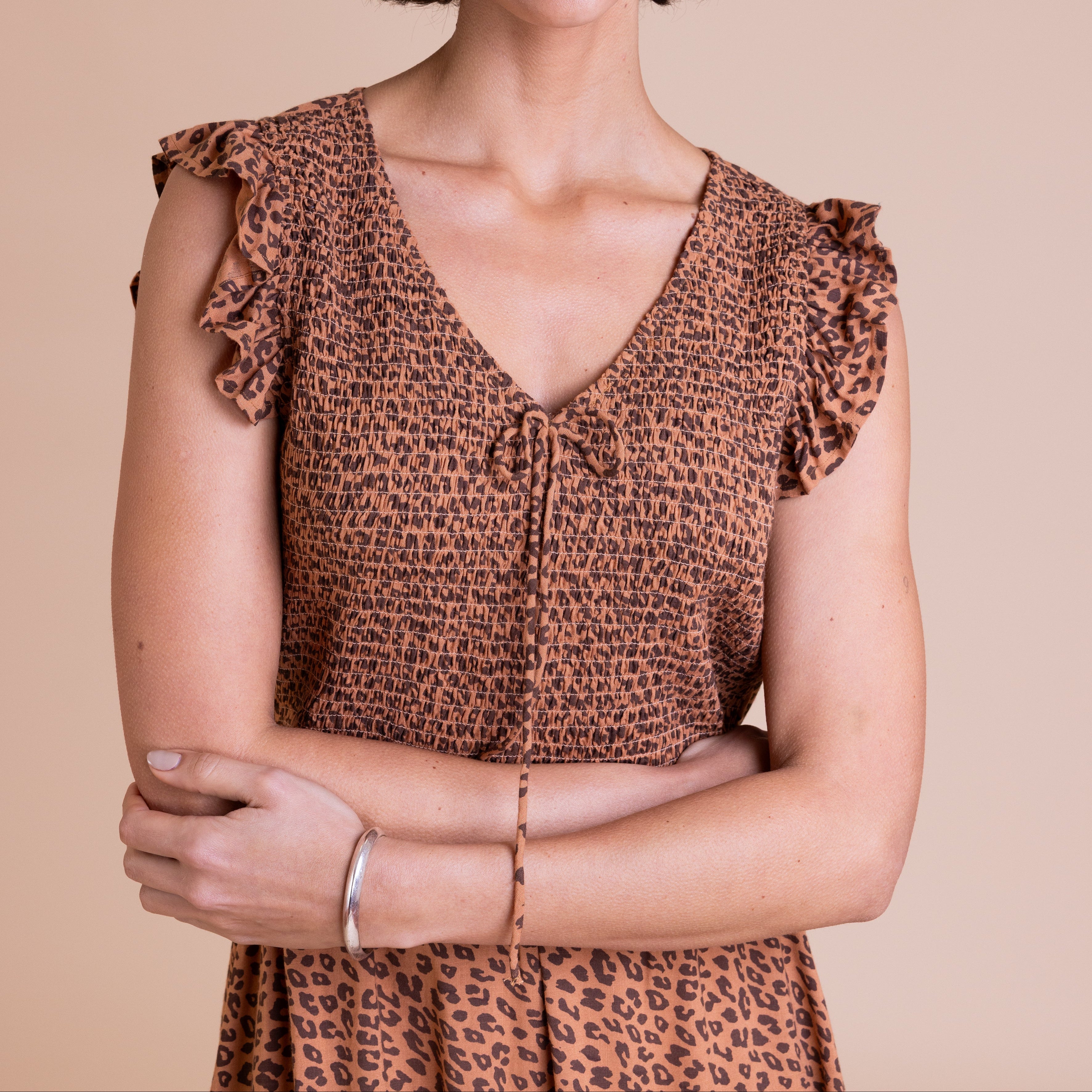 Shirred Summer Dress