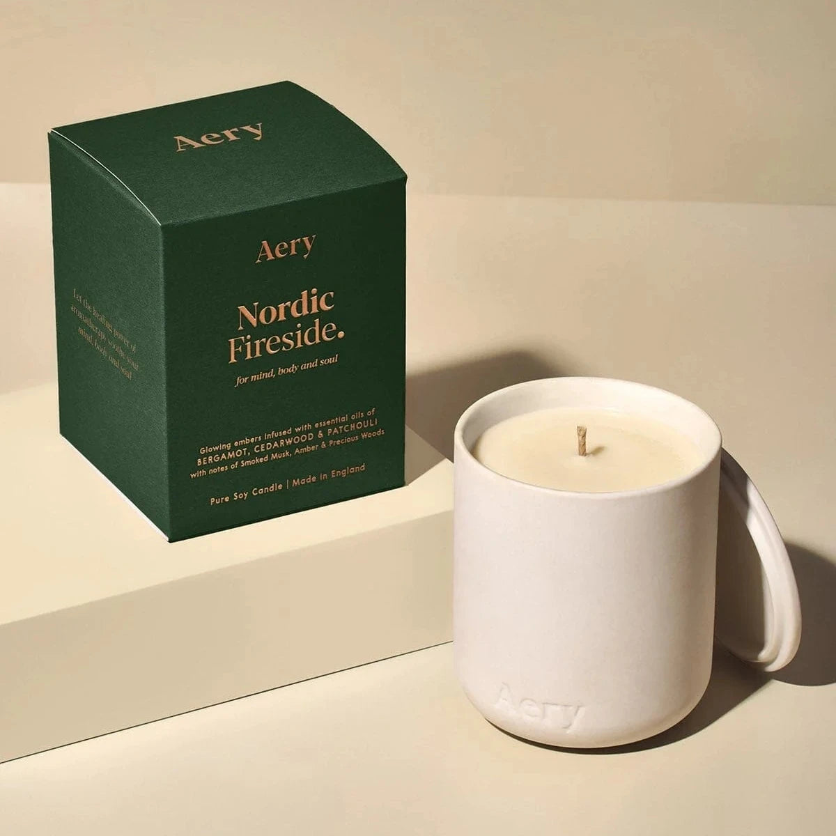 Aery Nordic Fireside Scented Candle