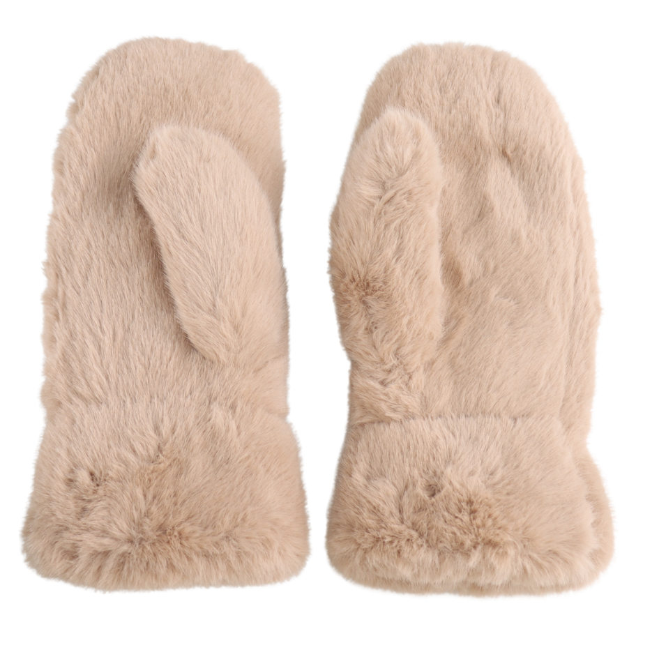 Faux Fur Mittens