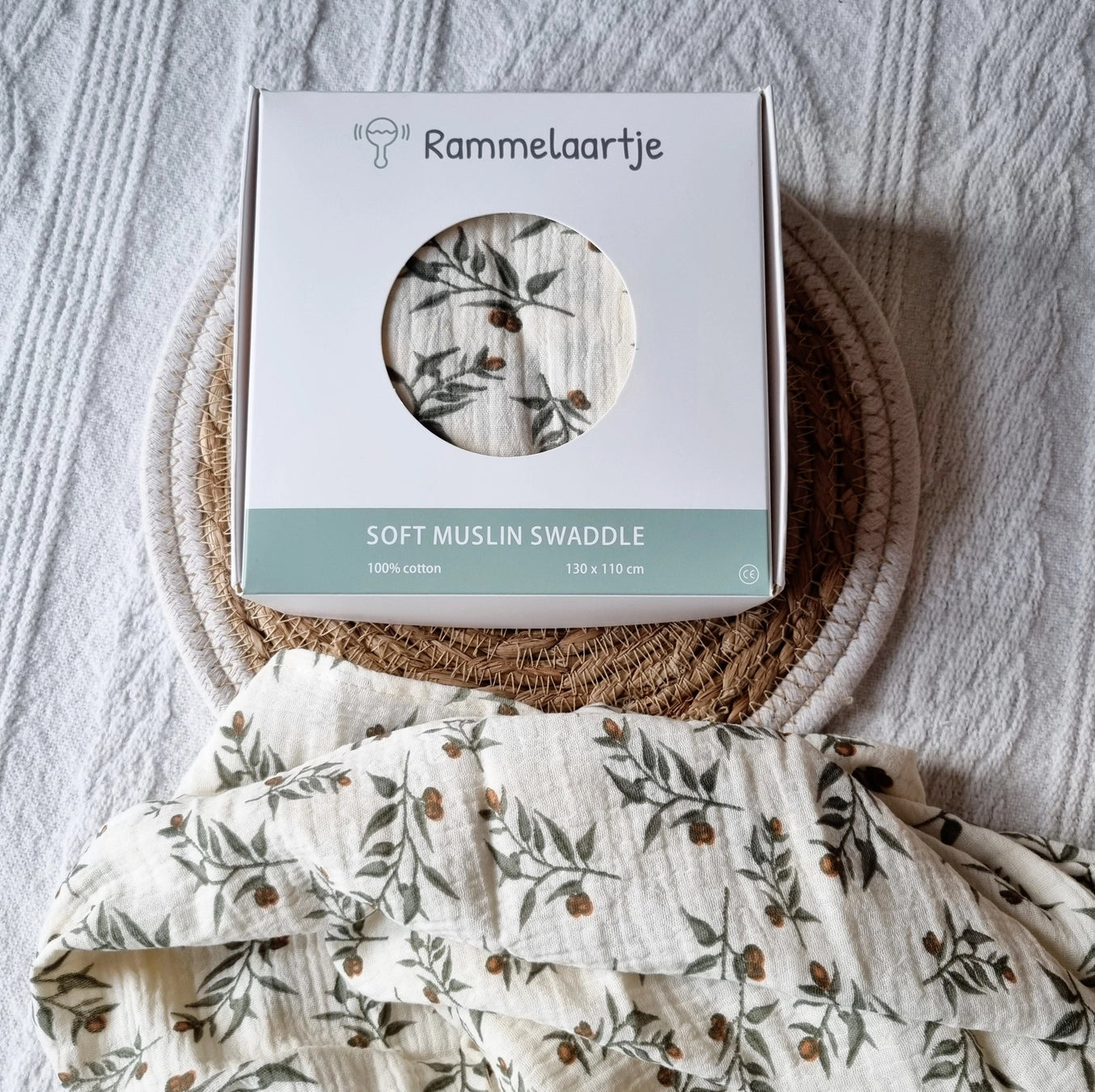 Floral Muslin Cloth