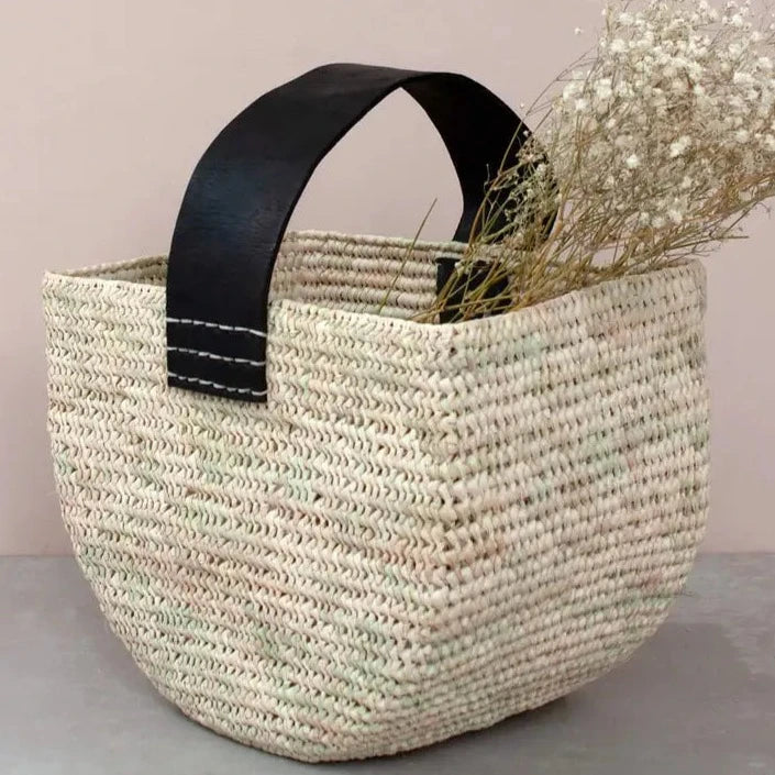 Ellie Half Moon Basket Bag