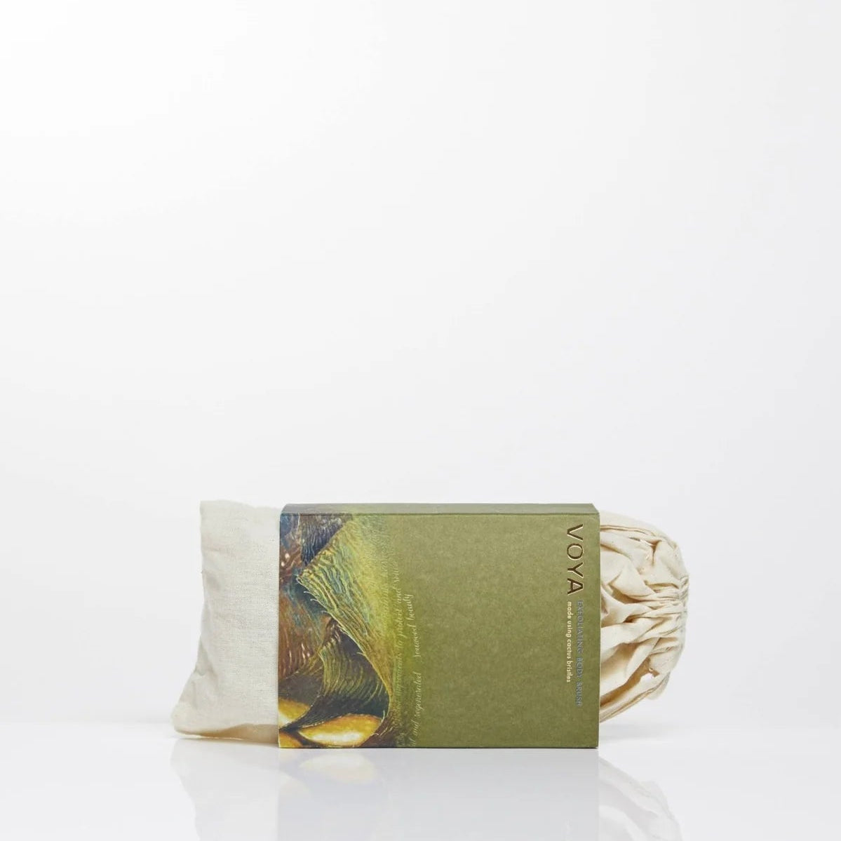 Exfoliating Body Brush & Organic Cotton Pouch