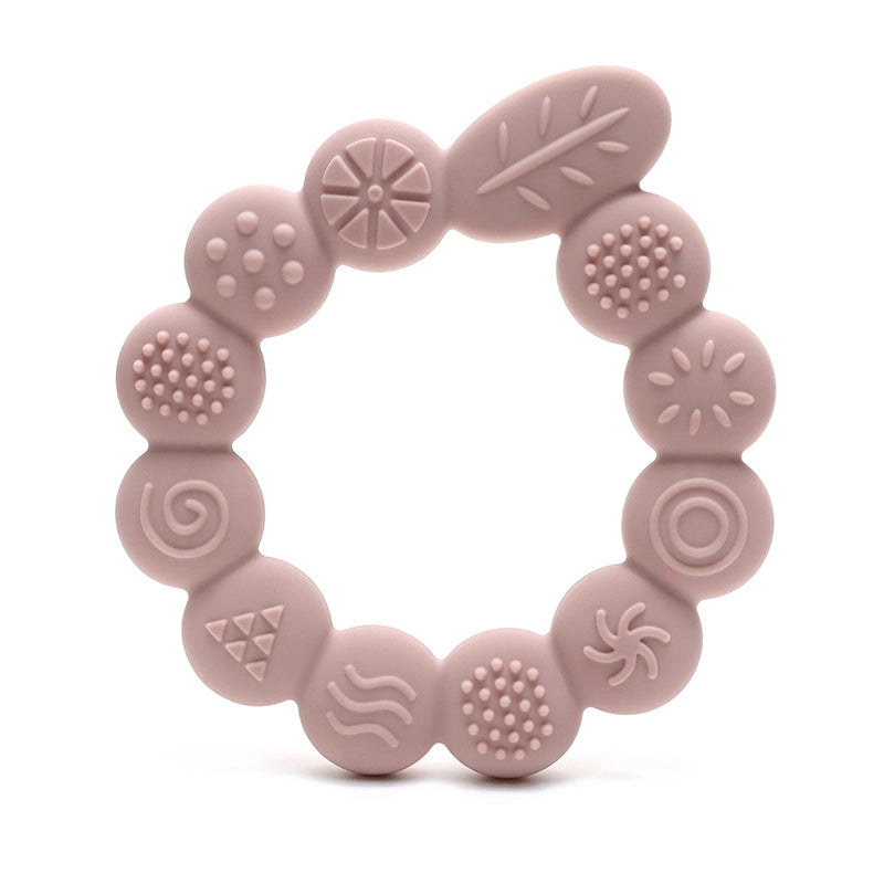 Silicone Leaf Design Teething Ring
