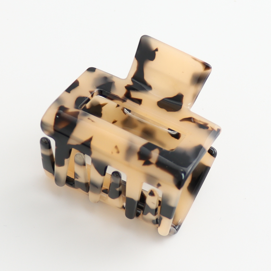 Mini Square Tortoiseshell Hair Claw