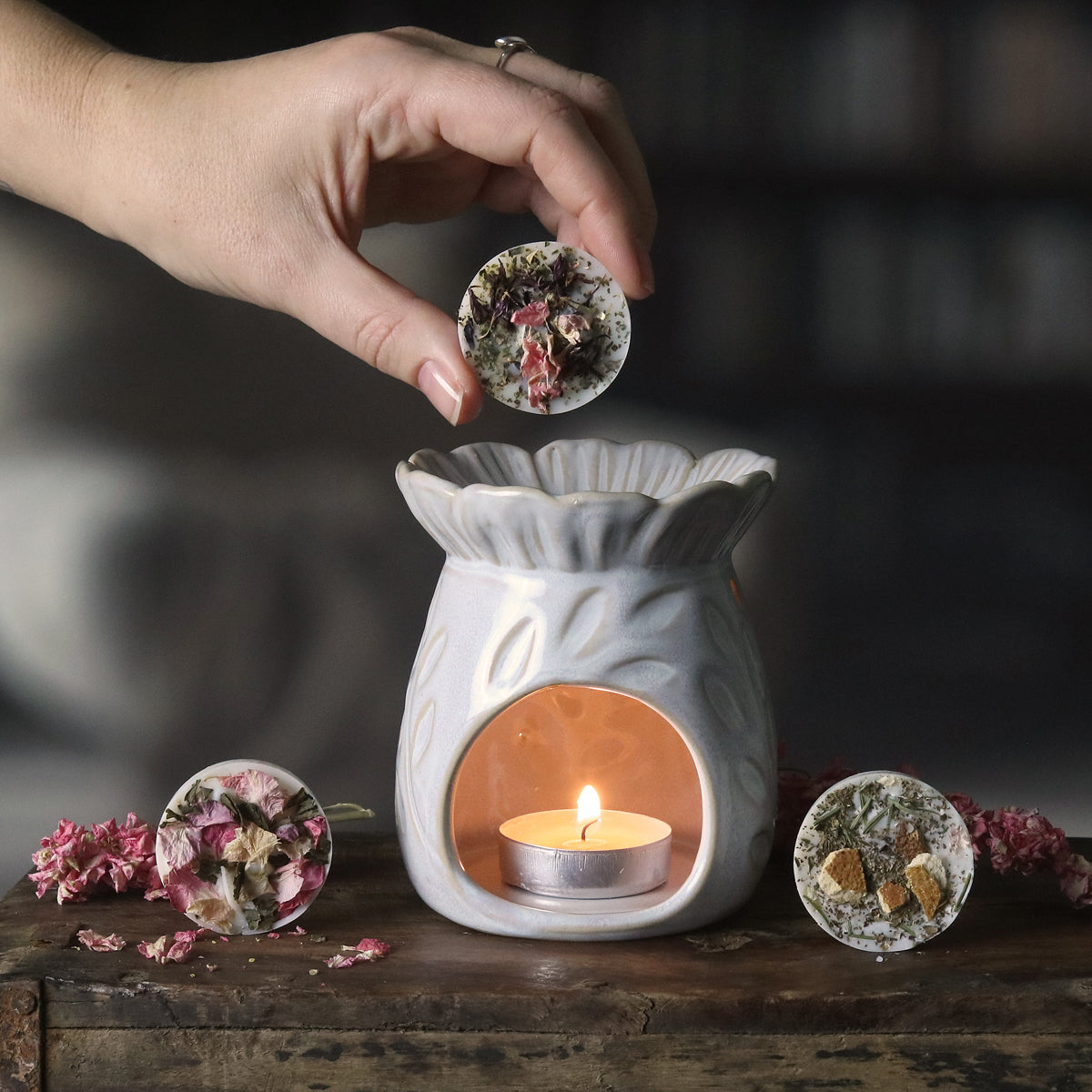 Leaf Design Wax Melter