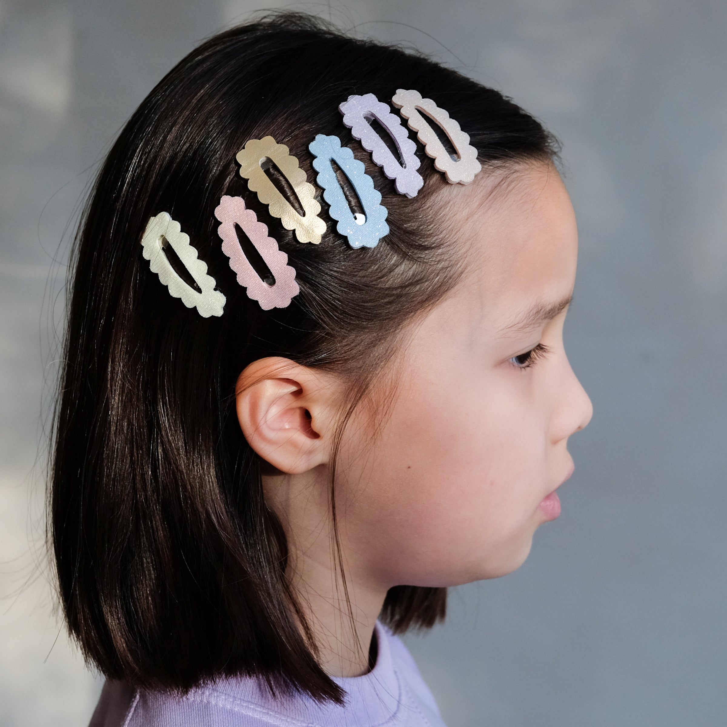 Mimi & Lula Sparkle Scallop Mini Clips