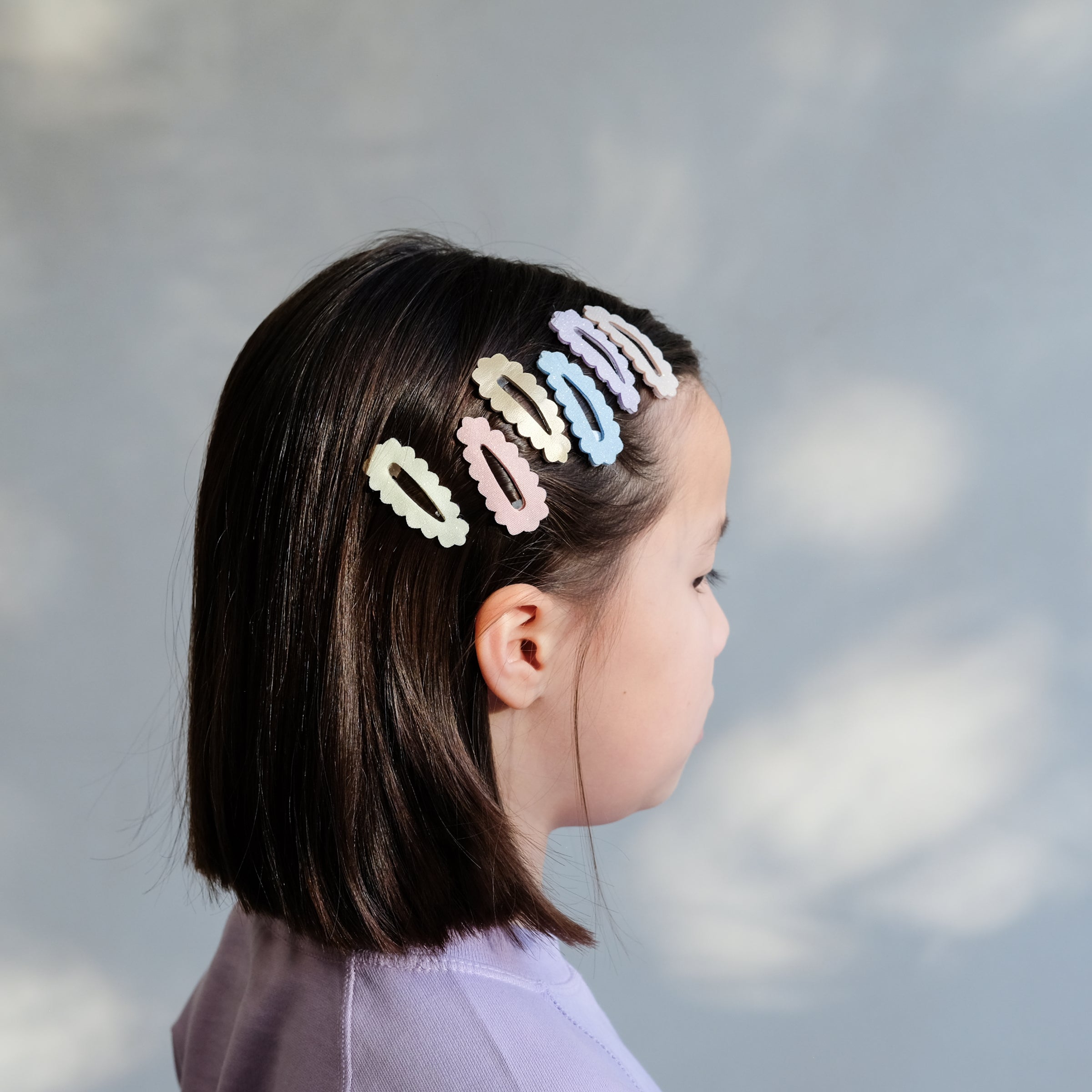 Mimi & Lula Sparkle Scallop Mini Clips