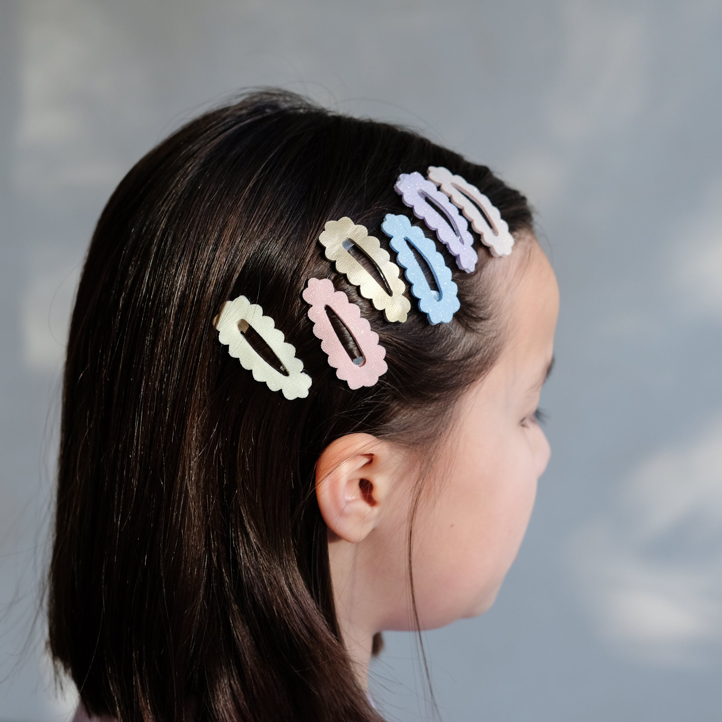 Mimi & Lula Sparkle Scallop Mini Clips