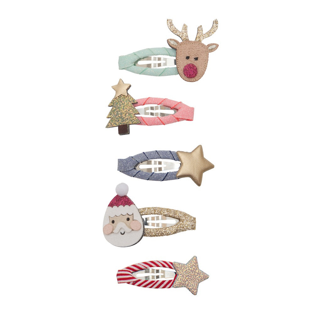 Mimi & Lula Santa & Rudolph Mini Clips