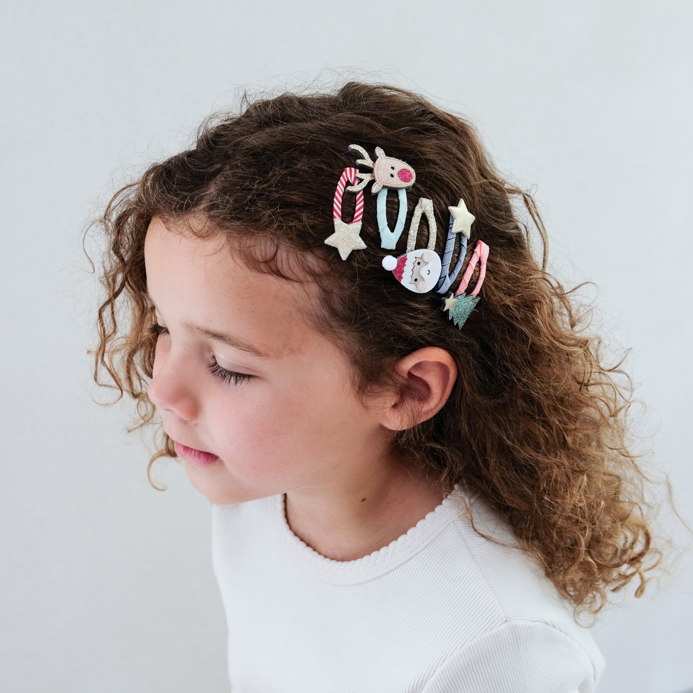 Mimi & Lula Santa & Rudolph Mini Clips