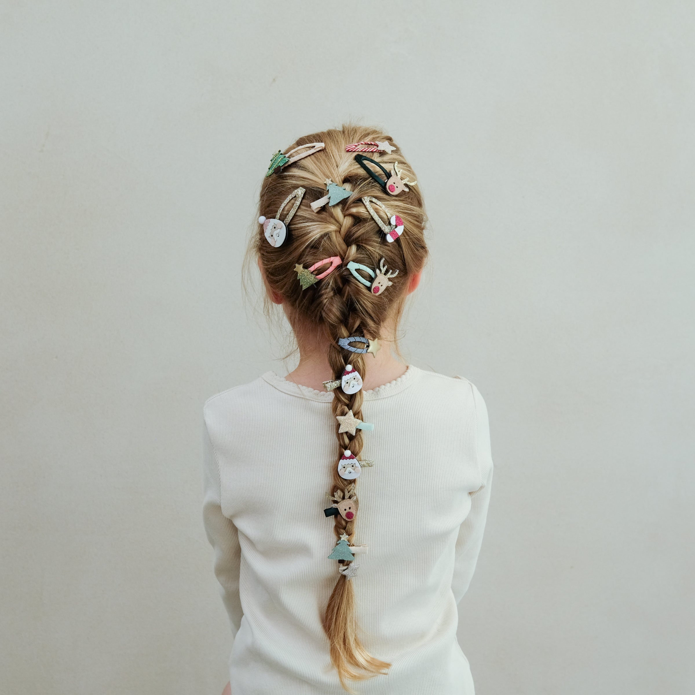 Mimi & Lula Santa & Rudolph Mini Clips