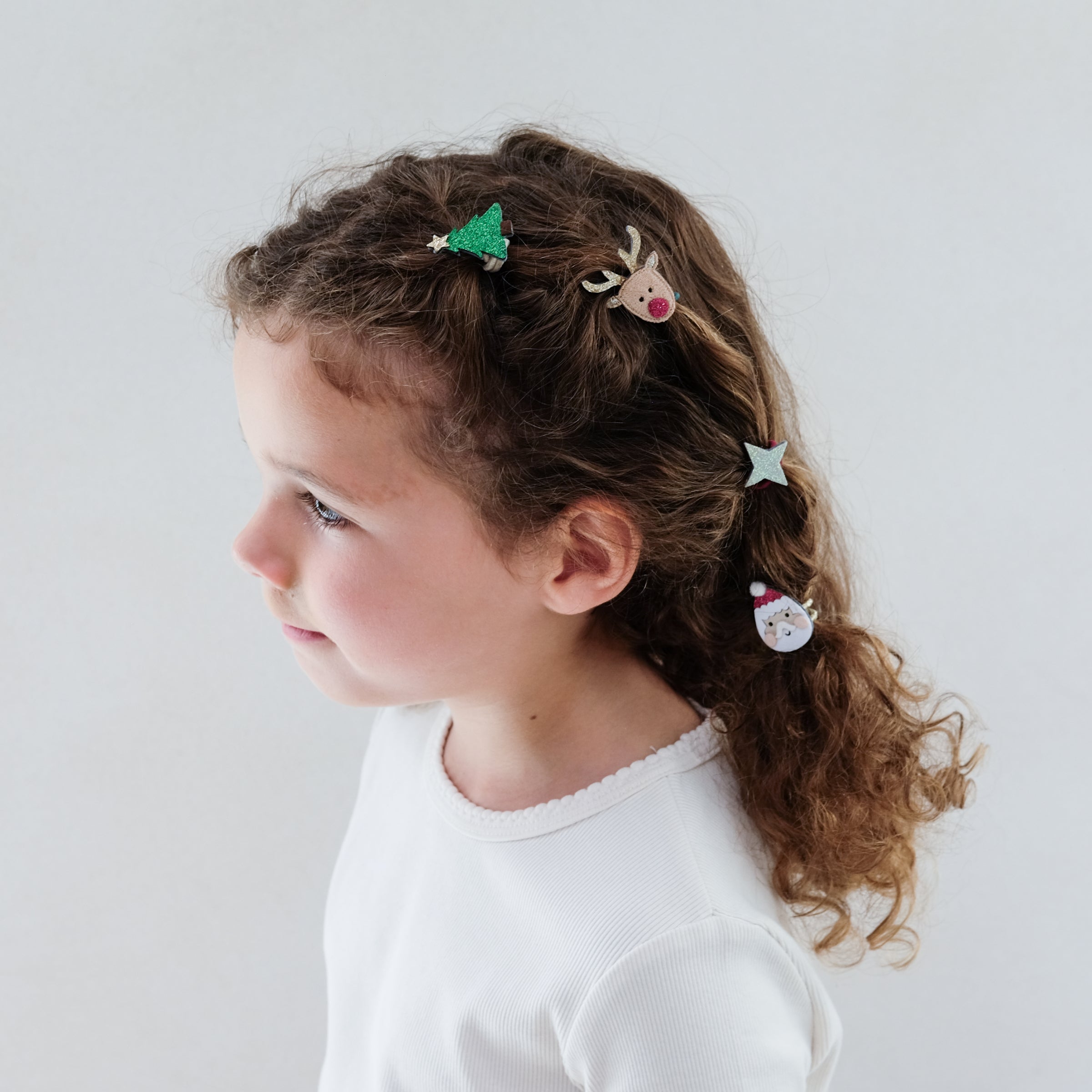 Mimi & Lula Santa & Rudolph Ponies