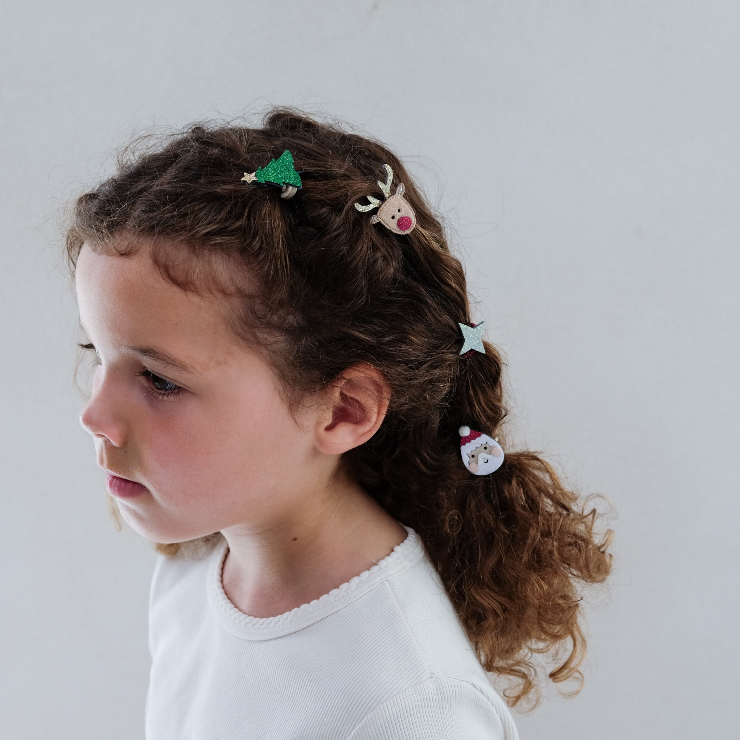 Mimi & Lula Santa & Rudolph Ponies