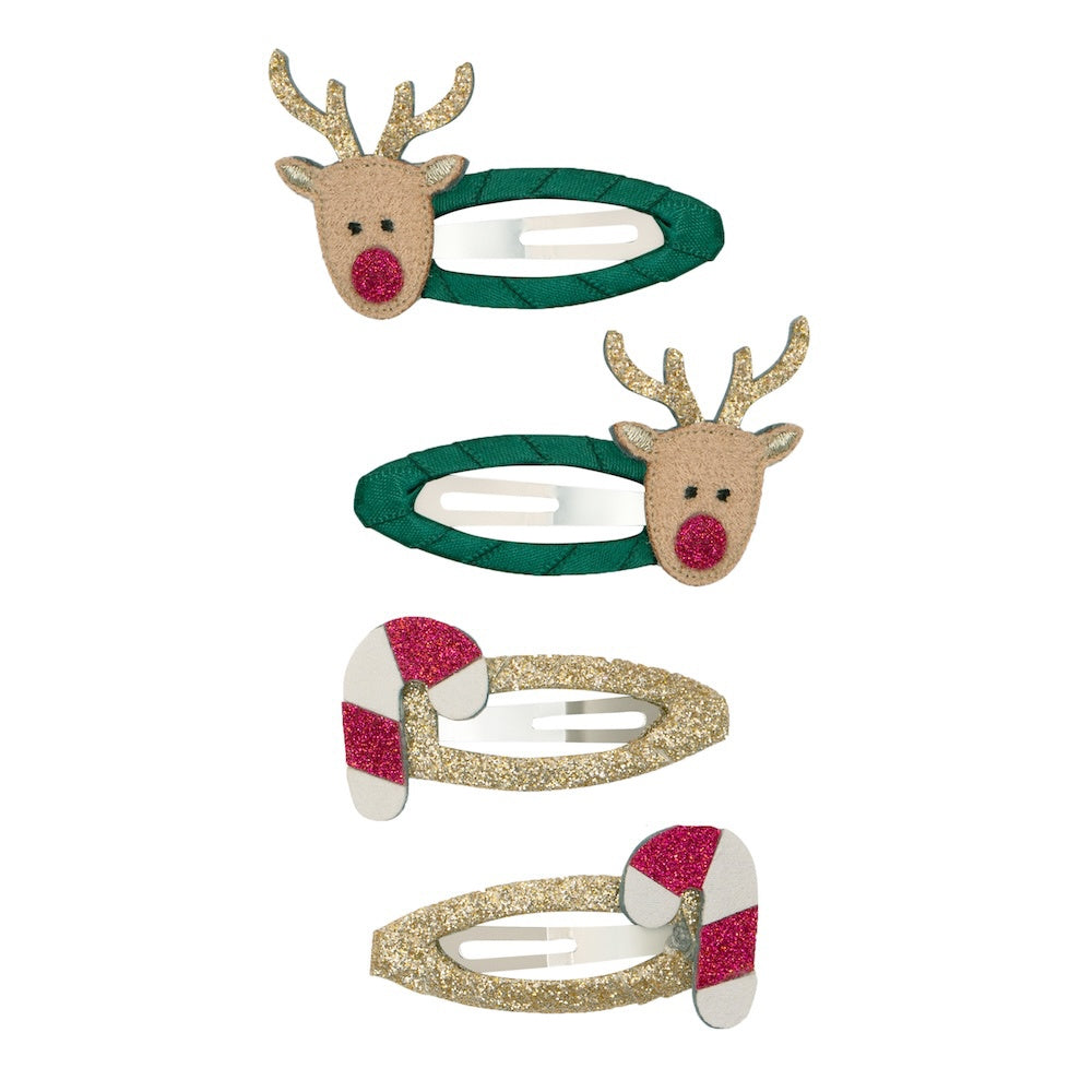 Mimi & Lula Rudolph & Candy Cane Clips