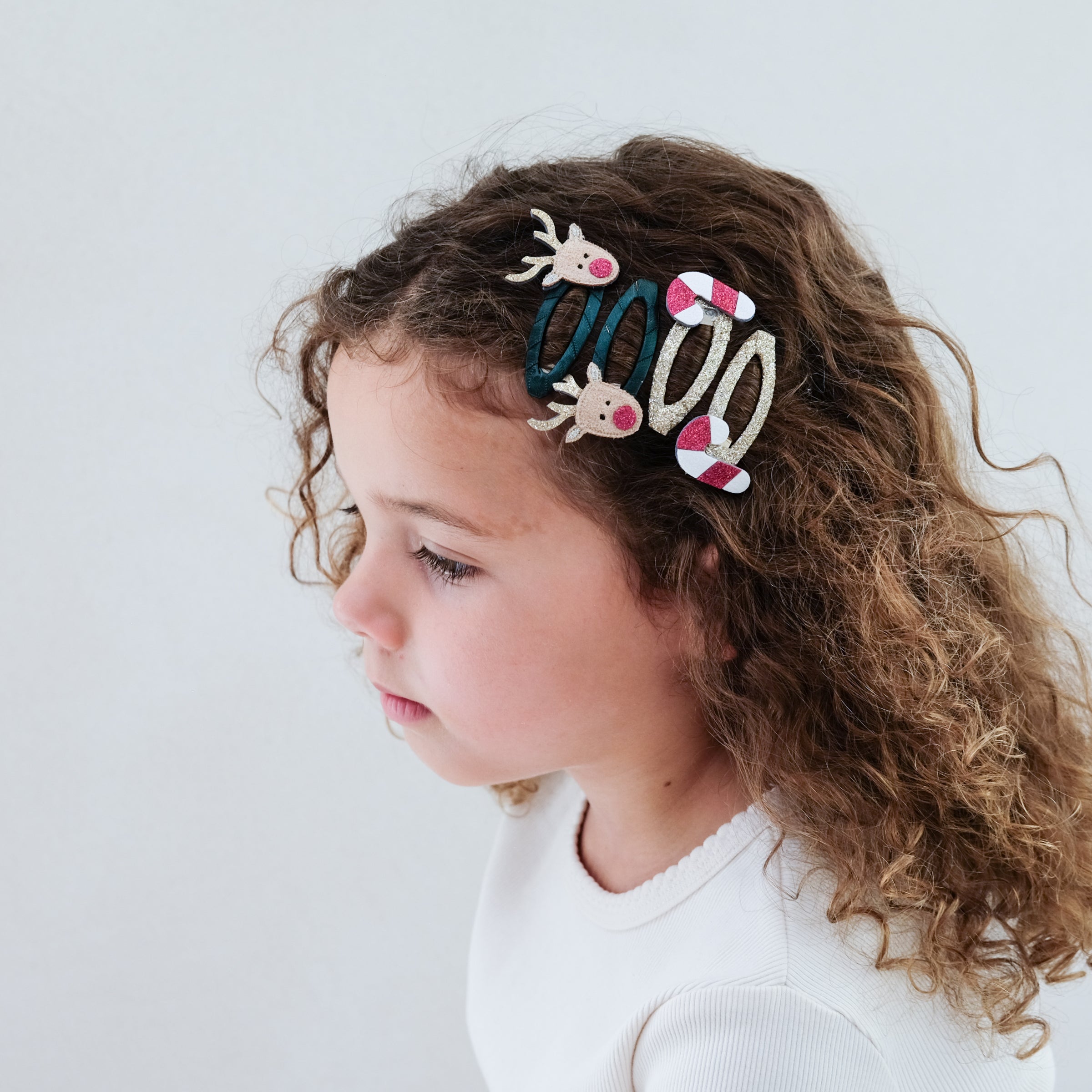 Mimi & Lula Rudolph & Candy Cane Clips