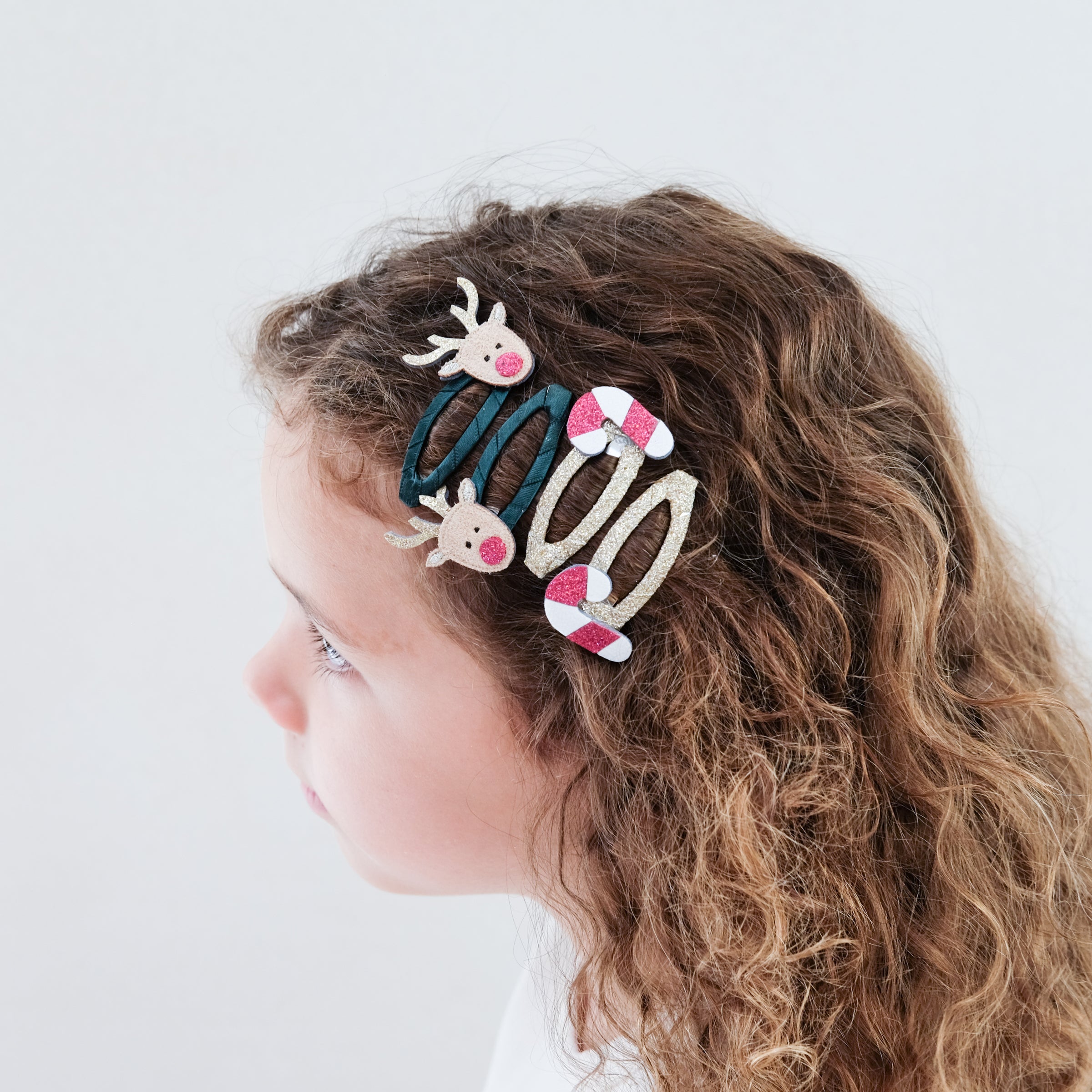 Mimi & Lula Rudolph & Candy Cane Clips