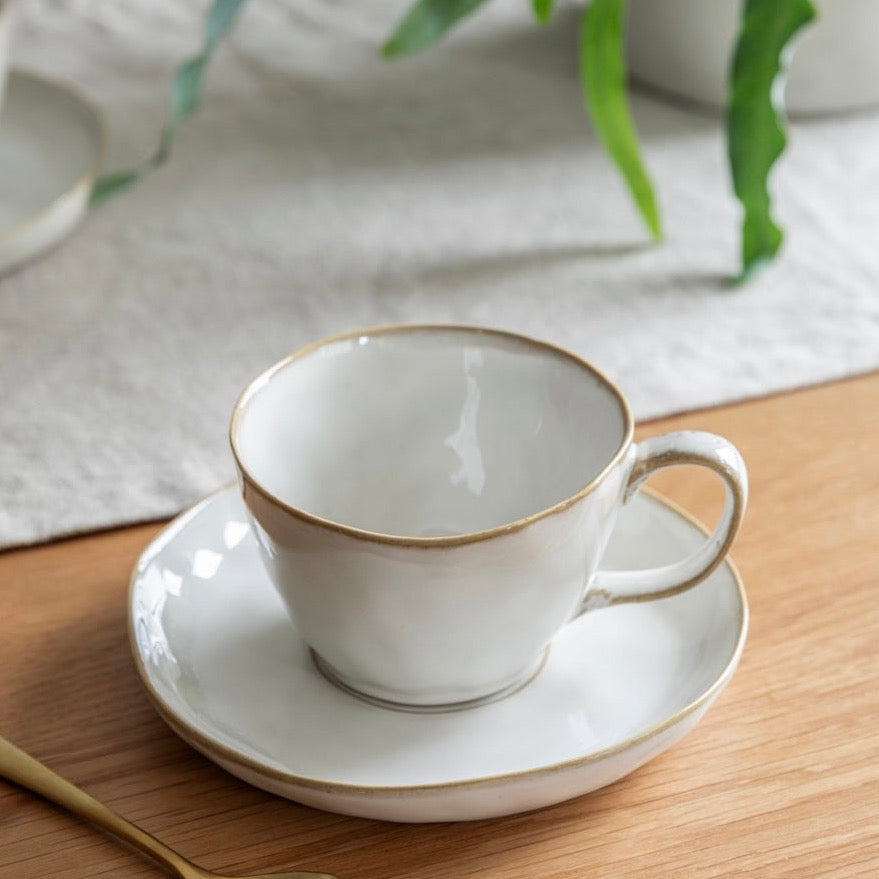 Ithaca Ceramic Cup And Saucer